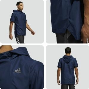 NWT XLarge Adidas Basketball Electric Shooter Hoodie in Navy